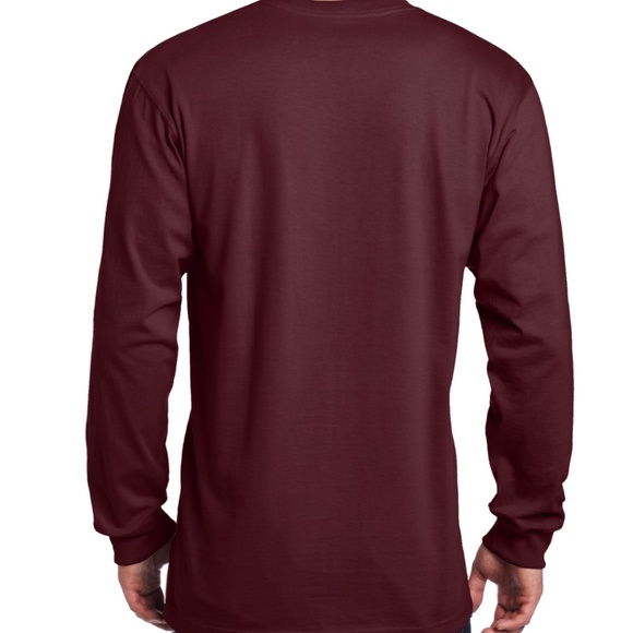 HP๐Carrhart Heavyweight long sleeve tee  in Port - Picture 3 of 4